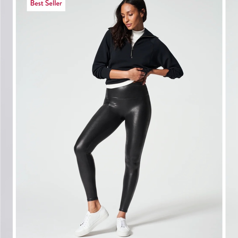 Spanx Faux Leather Leggings